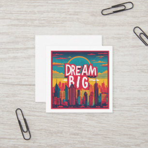 Stay Inspired – Motivational & Uplifting Designs Square Business Card
