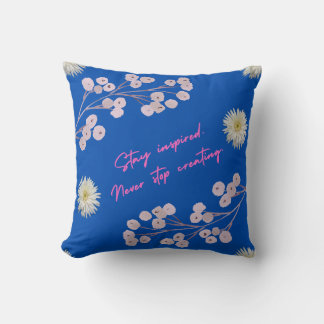 stay inspired pillow