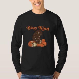 Stay Kind Baby Monkey Punch Plush CuteFunny animal T-Shirt