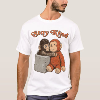 Stay Kind Baby Monkey Punch T-Shirt