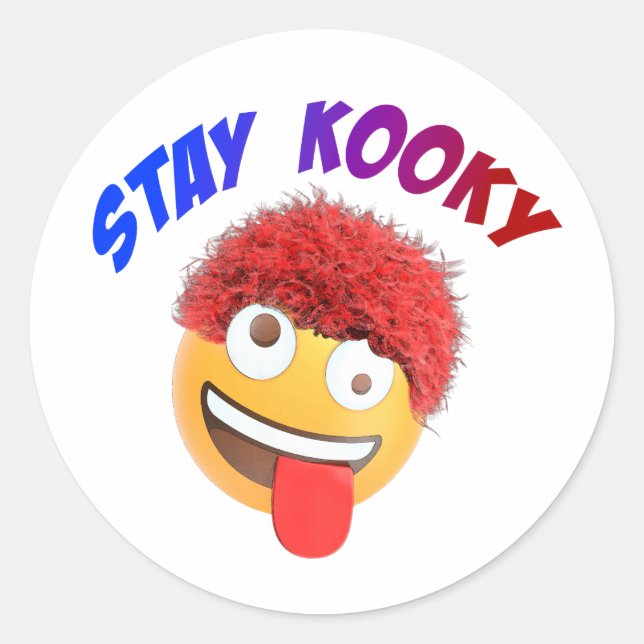 Stay Kooky Classic Round Sticker (Front)