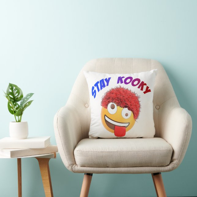 Stay Kooky Throw Pillow (Chair)