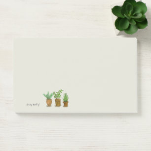 Stay leafy, for plant lovers post-it notes