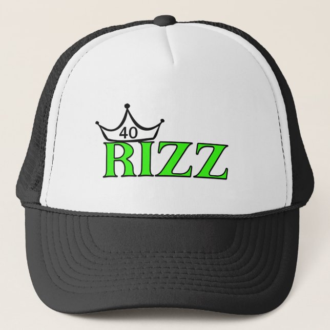 Stay Legendary with the "40 RIZZ" Birthday Hat (Front)