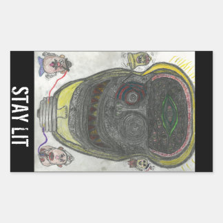 STAY LIT stickers