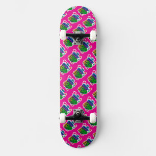Stay Loud Graffiti Neon Artwork Skateboard
