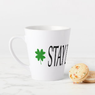 STAY LUCKY!! LATTE MUG