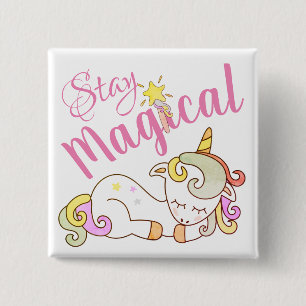 Stay Magical Unicorn Dream Pin Personalized