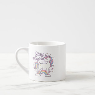 Stay Magical Unicorn Mug Cute Pastel Rainbow Fan