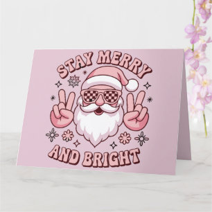 Stay Merry And Bright Christmas Ugly Xmas  Card