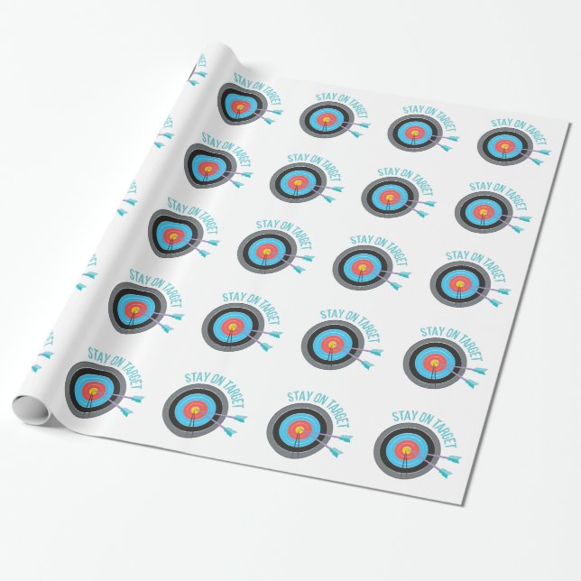 Stay On Target Wrapping Paper (Unrolled)