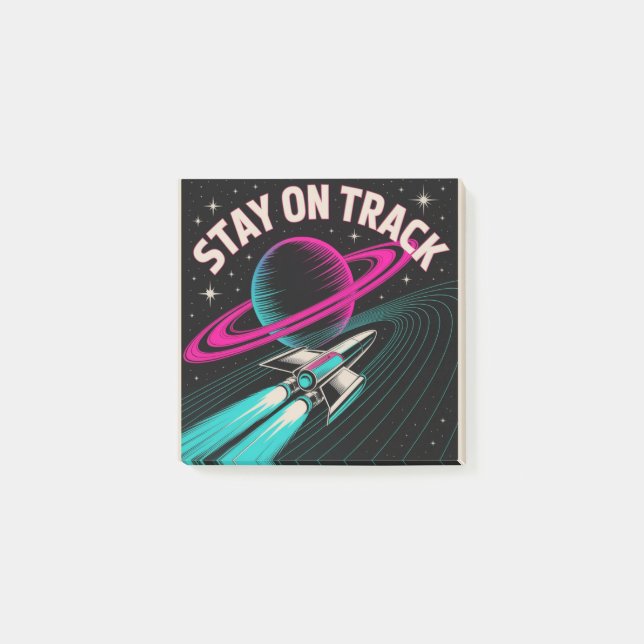 Stay On Track Post-it Notes (Front)
