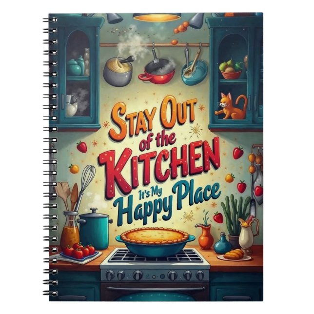 Stay Out of the Kitchen Notebook (Front)