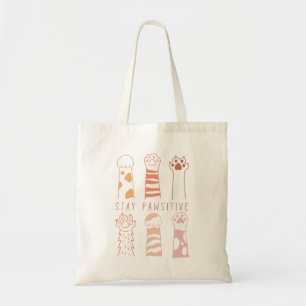 Stay Pawsitive Tote Bag