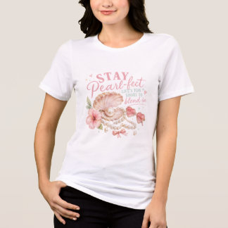 Stay Pearl-fect Women's Graphic Tri-Blend Shirt