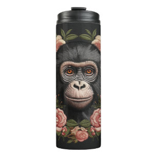 Stay Playful and Energized with our Monkey Thermal Tumbler
