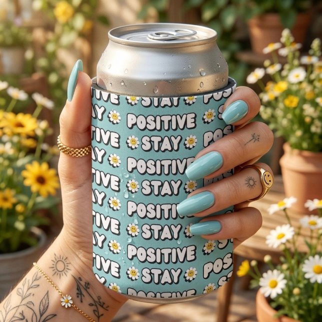 Stay Positive Can Cooler (Creator Uploaded)