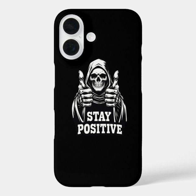 Stay Positive Case-Mate iPhone Case (Back)