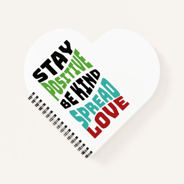 Stay Positive Notebook (Front)