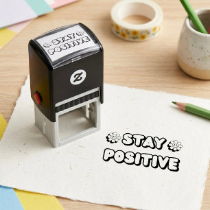Stay Positive Self-inking Stamp