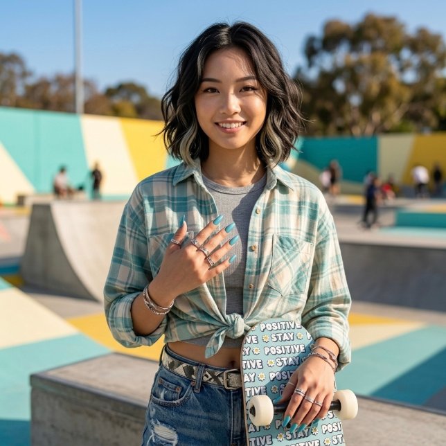 Stay Positive Skateboard (Creator Uploaded)