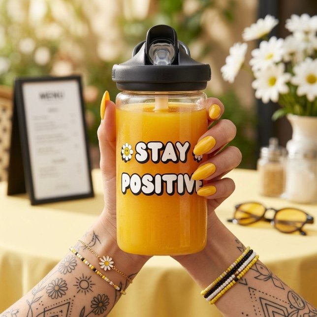 Stay Positive Water Bottle (Creator Uploaded)
