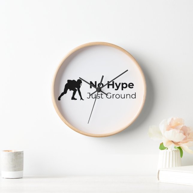 Stay Real, Stay Grounded – Modern Gift for Wall or Clock (Home)