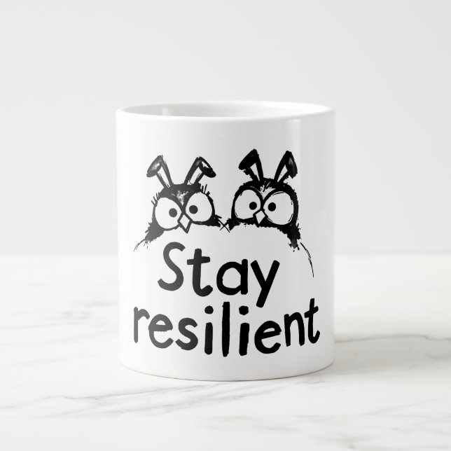 Stay Resilient Large Coffee Mug (Front)