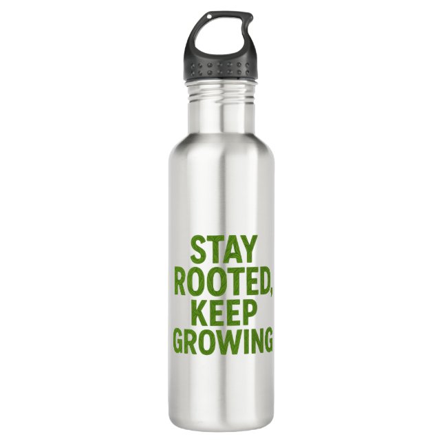 Stay Rooted Keep Growing Travel Mug | Motivational (Front)