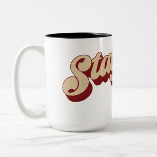 Stay Safe  Two-Tone Coffee Mug