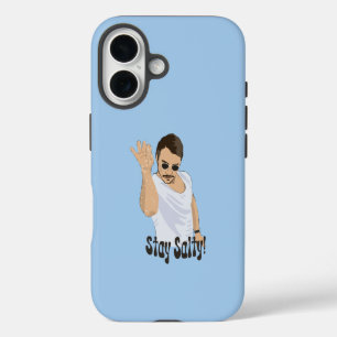Stay Salty Salt Bae Funny Meme iPhone 16 Case
