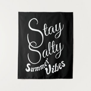 Stay Salty Summer Vibes Tapestry