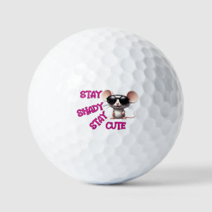  Stay Shady, Stay Cute Mouse Golf Balls