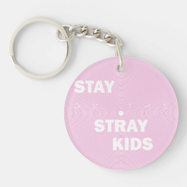 Stay Spiral  Keychain (Front)