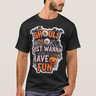 Stay Spooky 3D Halloween graphic with bats ghosts T-Shirt