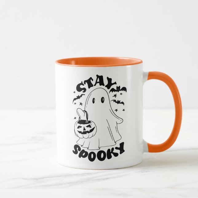 Stay Spooky Ghost Mug (Right)