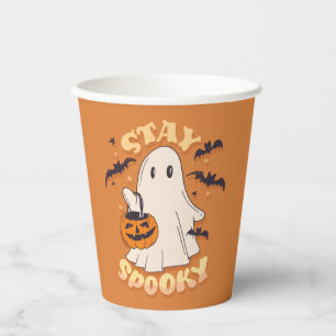 Stay Spooky Ghost Paper Cups