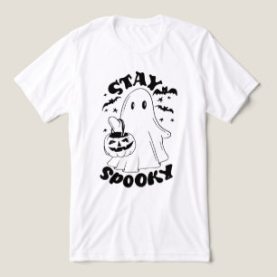 Stay Spooky Ghost Tri-Blend Shirt
