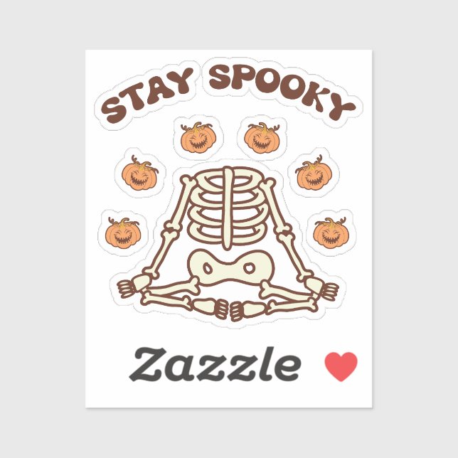 Stay Spooky Halloween Retro Groovy (Sheet)
