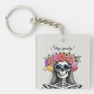 Stay spooky keychain
