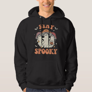 Stay Spooky Mushroom Ghost Halloween Trick Or Trea Hoodie