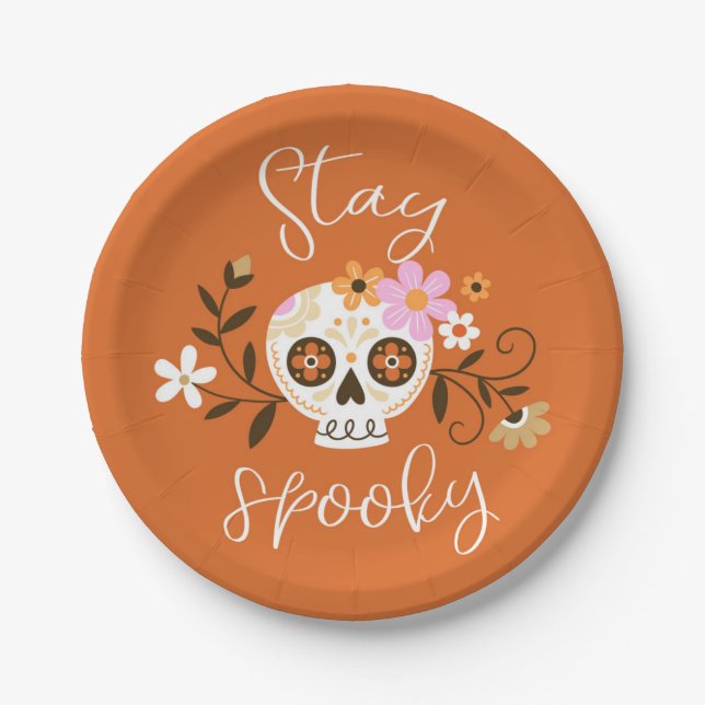 Stay Spooky Paper Plate (Front)