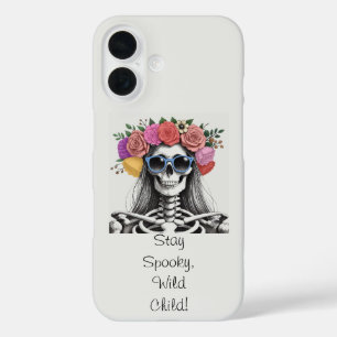 Stay Spooky Wild Child iPhone 16 Case