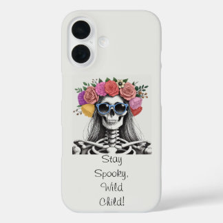 Stay Spooky Wild Child iPhone 16 Case