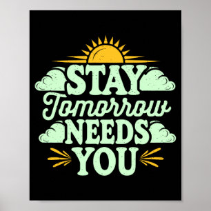 Stay Stay Strong Awareness Mental Health Design Poster