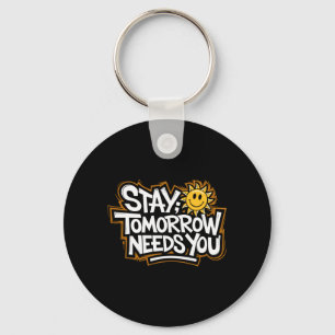 Stay Stay Strong Awareness Mental Health Keychain