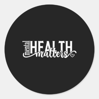 Stay Stay Strong Prevention Awareness Week Art Classic Round Sticker