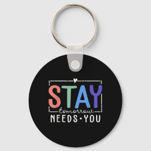 Stay Stay Strong Prevention Awareness Week Design Keychain