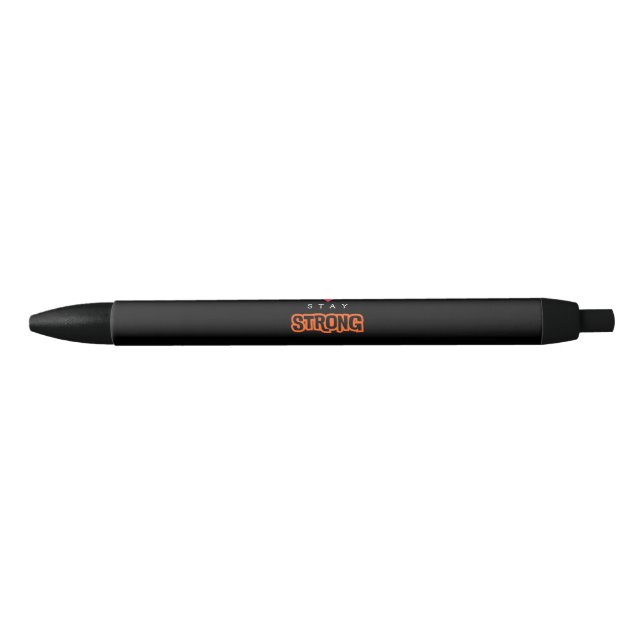 Stay Strong Black Ink Pen (Front)