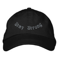 Stay Strong Classic Black Awareness Streetwear-Hat